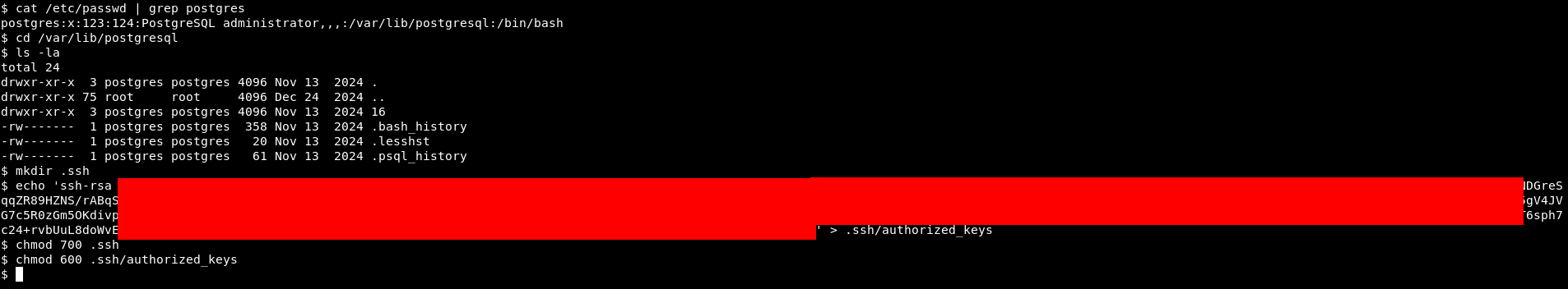 Adding Authorized Keys