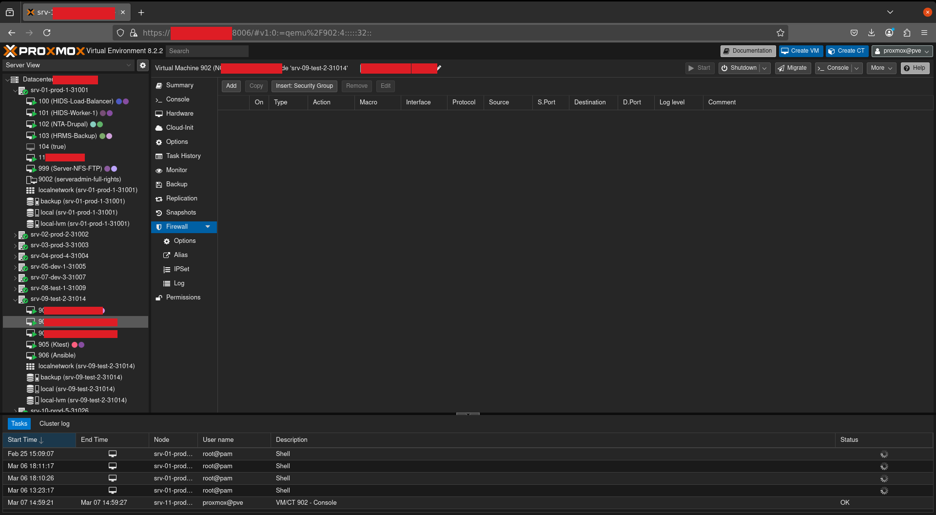 Guest VM Firewall