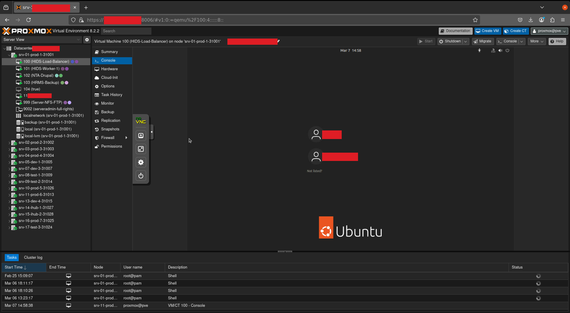 Console Access to a Guest VM
