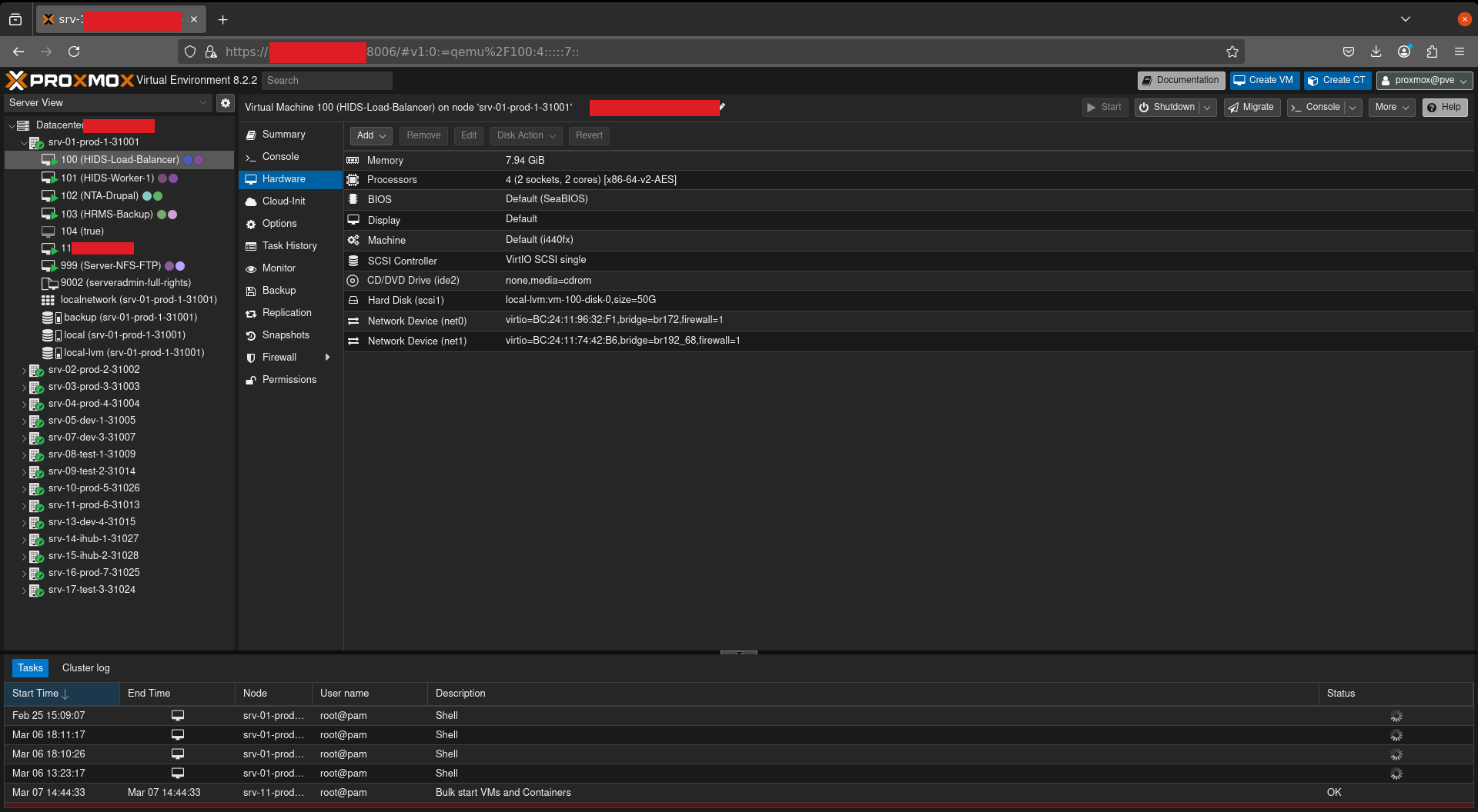 Guest VM Hardware