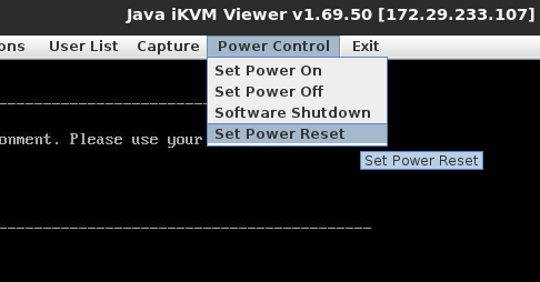 Power Control Options