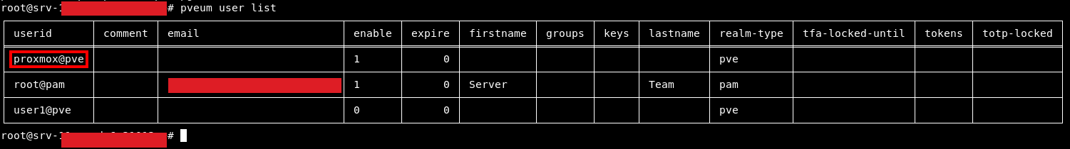 Proxmox Backdoor User