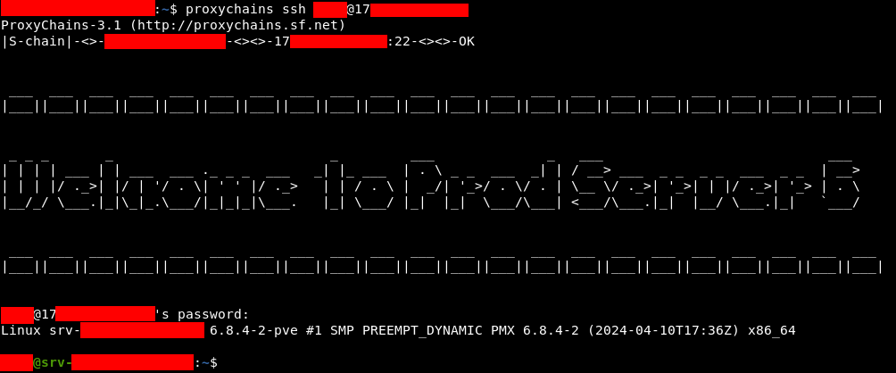 SSH Access to the Compromised Host via ProxyChains