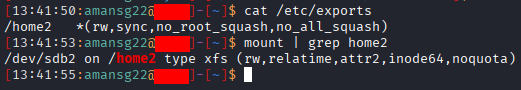 Unsafe NFS Mount