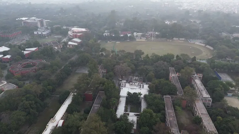 IIT Kanpur · Drone still 14
