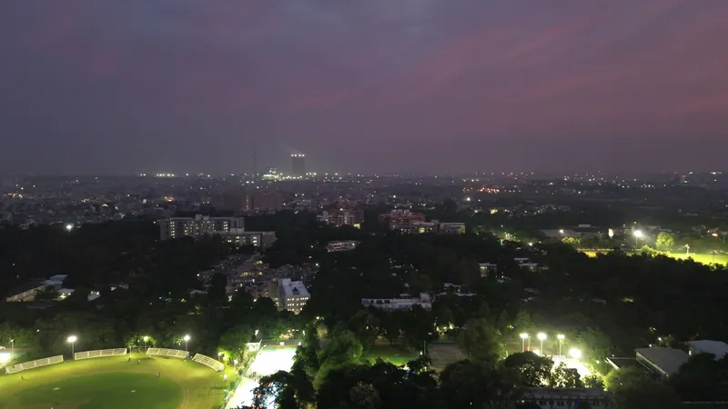 IIT Kanpur · Drone still 30